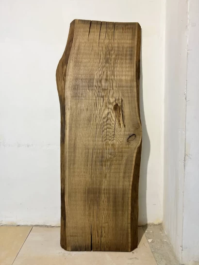 Слэб ТД02 Термо Дуб 2050*680-800*91 калиброванный с 2 сторон