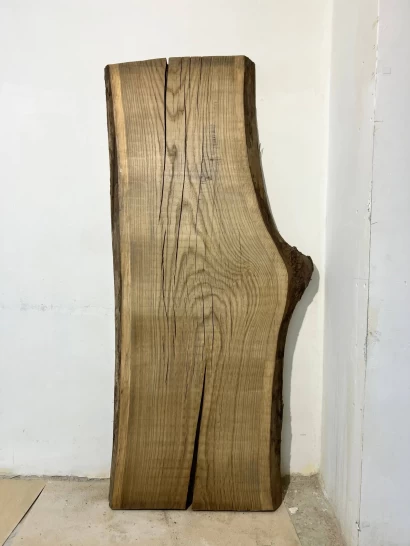 Слэб ТД03 Термо Дуб 2040*700-940*90 калиброванный с 2 сторон